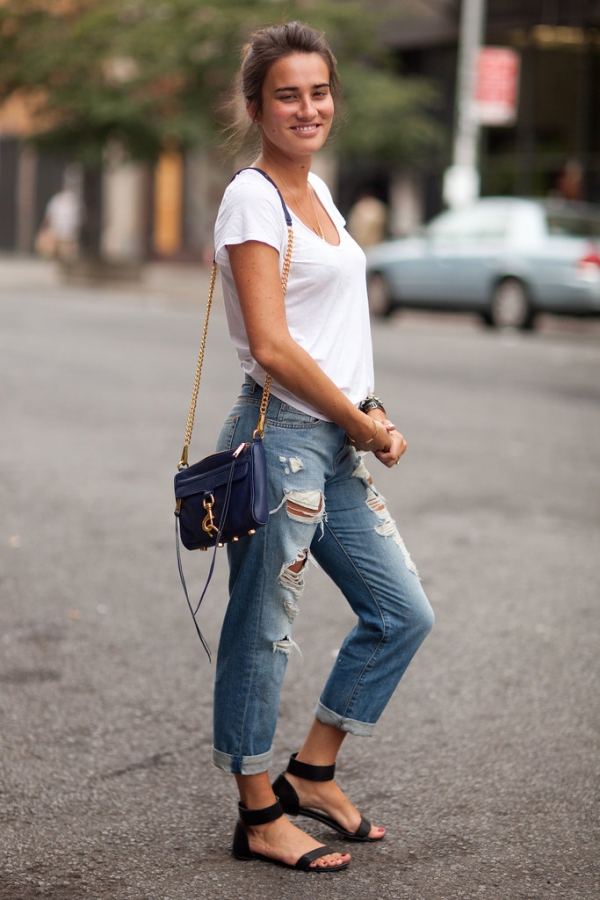 jeans-flats
